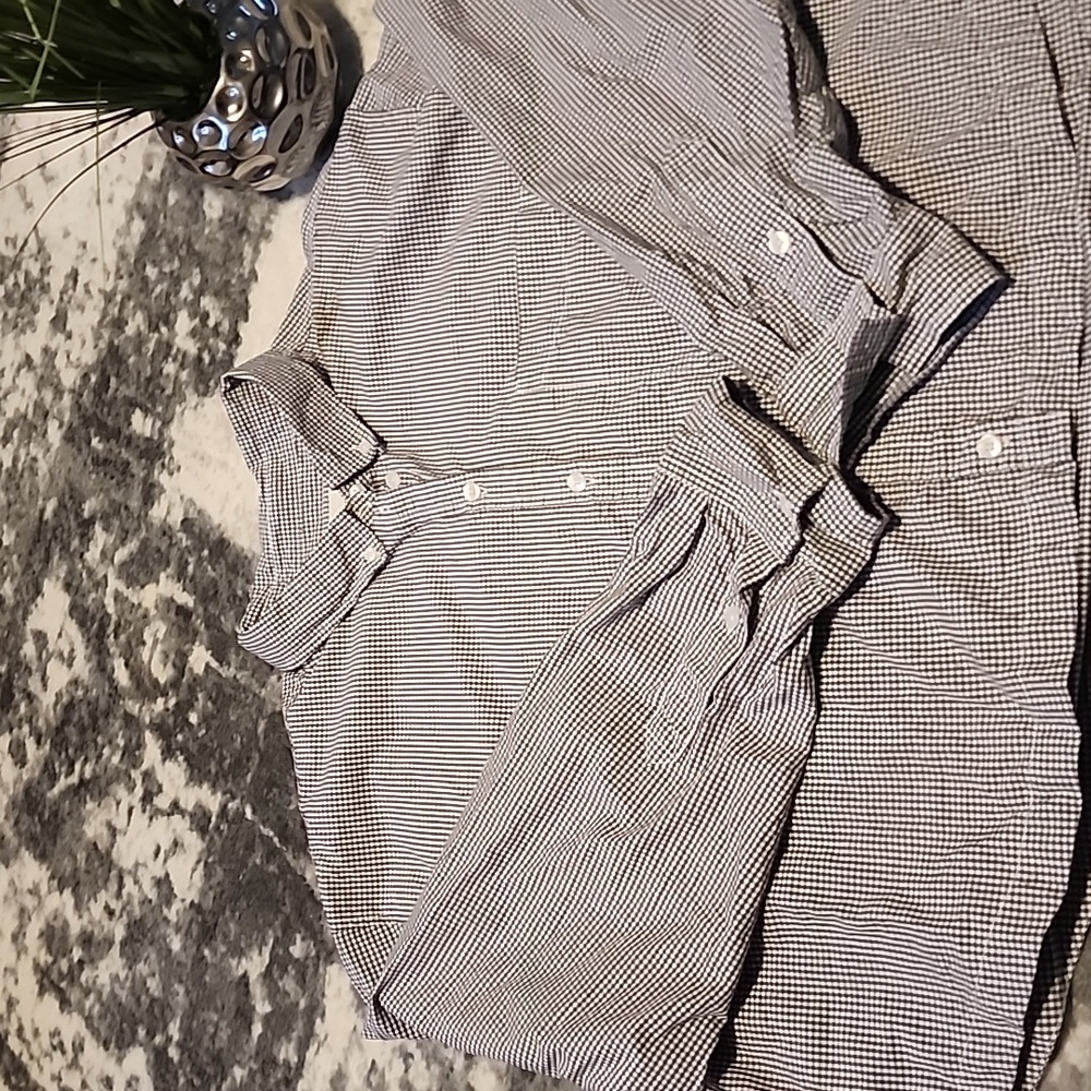 American Eagle Cropped Oxford